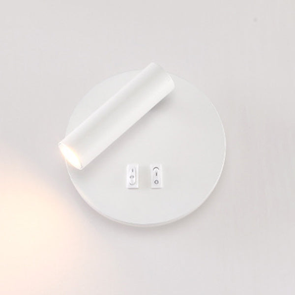 Eigentijdse metalen wand sconce led wand gemonteerd licht voor studieruimte bed