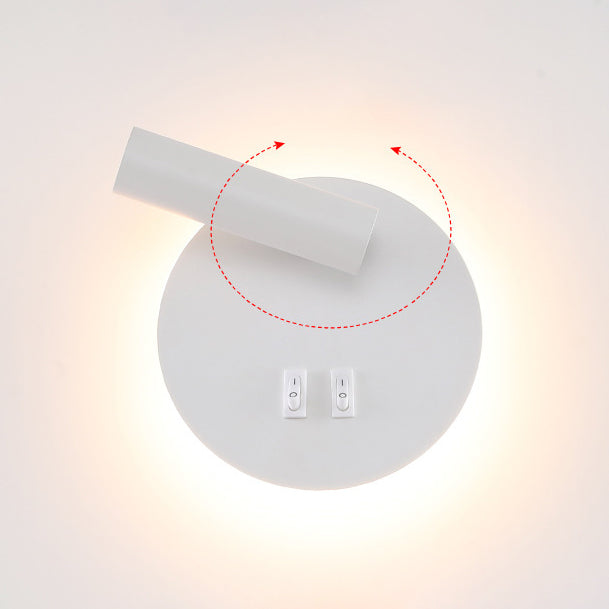 Eigentijdse metalen wand sconce led wand gemonteerd licht voor studieruimte bed