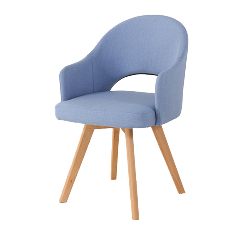 Chaises de salle à manger en bois modernes, fauteuils latéraux à dossier ouvert pour la cuisine
