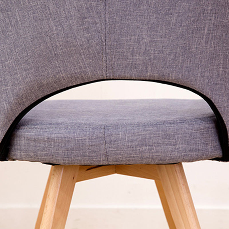 Chaises de salle à manger en bois modernes, fauteuils latéraux à dossier ouvert pour la cuisine