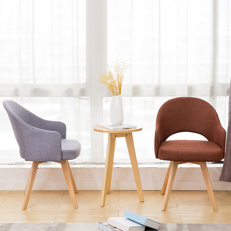 Chaises de salle à manger en bois modernes, fauteuils latéraux à dossier ouvert pour la cuisine
