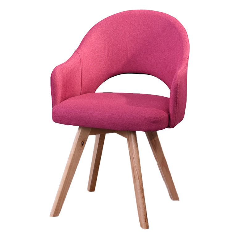 Chaises de salle à manger en bois modernes, fauteuils latéraux à dossier ouvert pour la cuisine