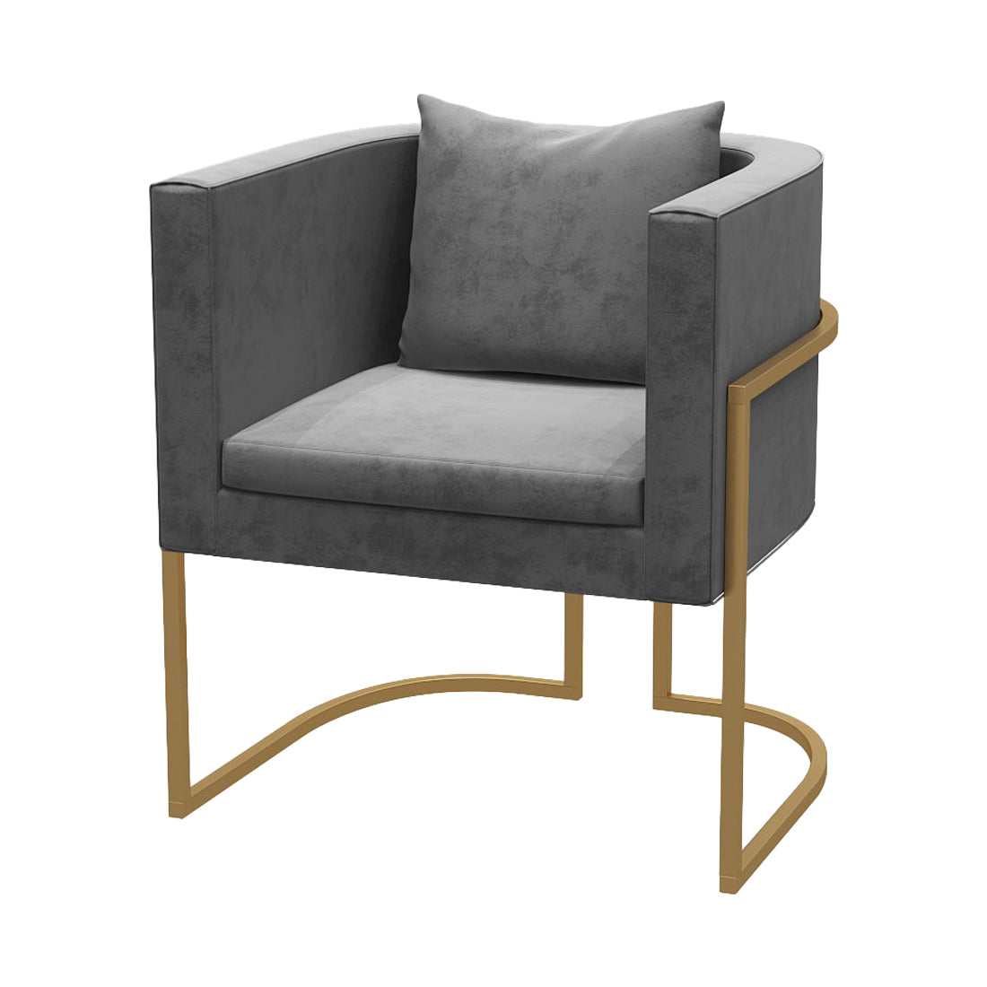 Sillas de comedor tapizadas de estilo contemporáneo, sillas con respaldo sólido para el hogar
