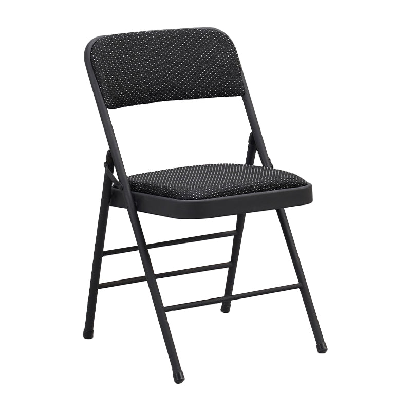 Les chaises latérales tapissées se pliantes de style industriel ouvrent les chaises latérales de salle à manger arrière