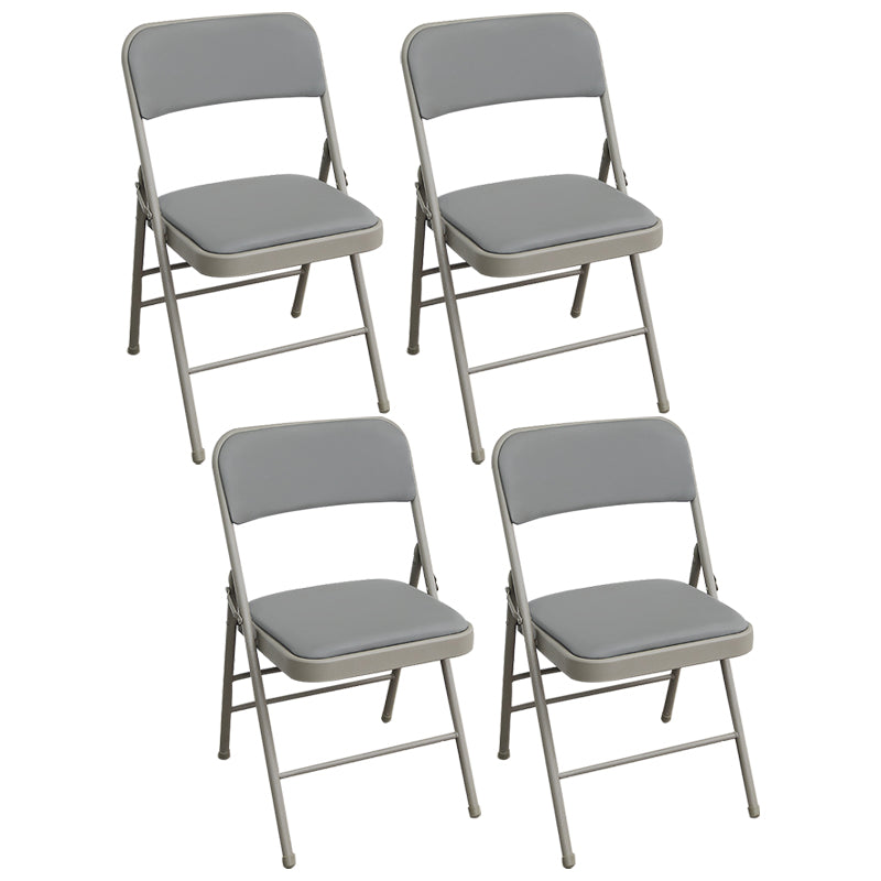 Les chaises latérales tapissées se pliantes de style industriel ouvrent les chaises latérales de salle à manger arrière