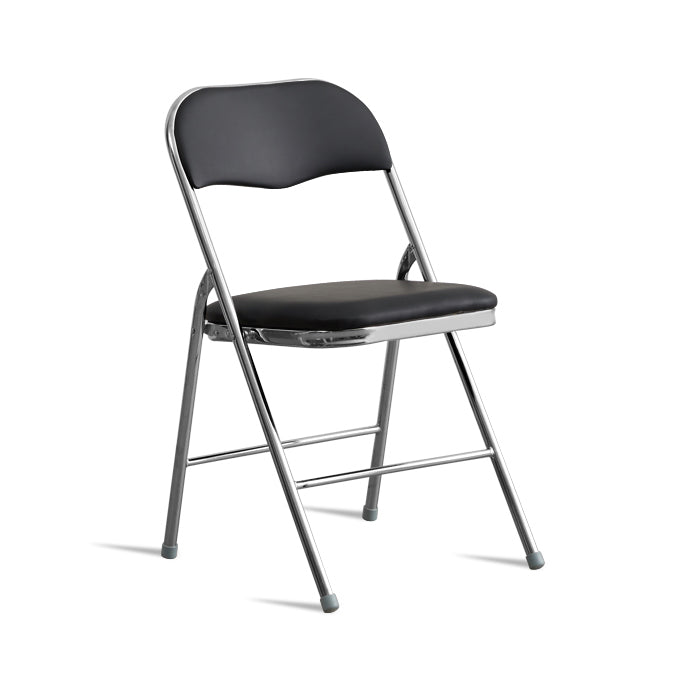 Industriële stijl PU lederen eetkamerstoelen Open achterste zijkoelen voor thuis