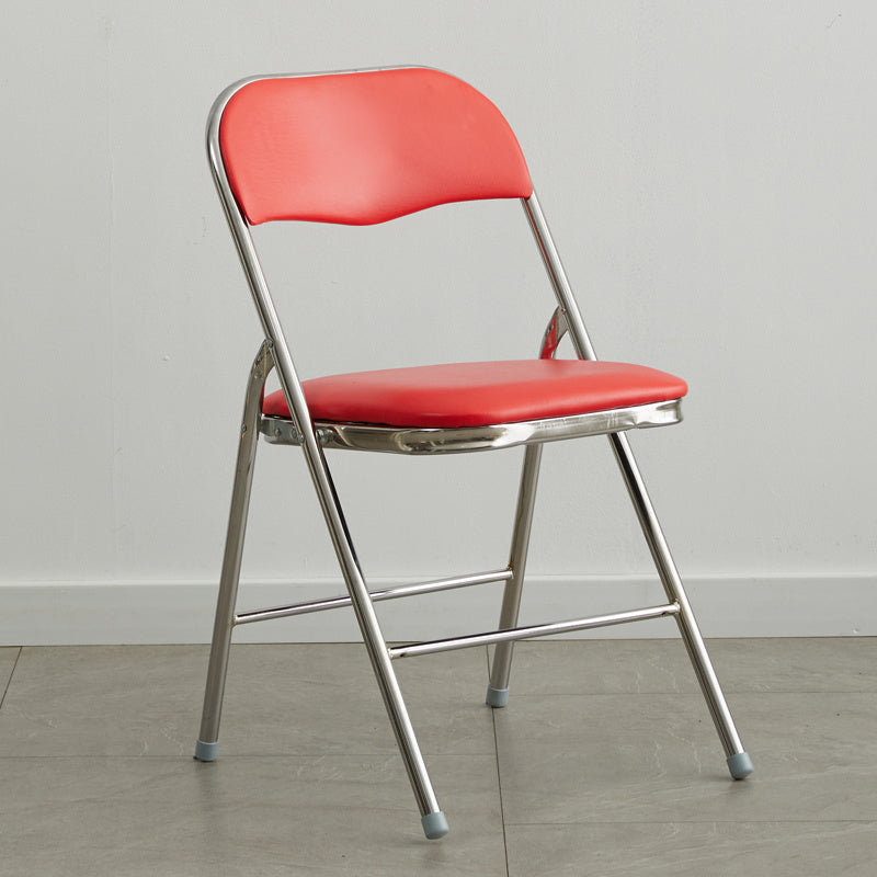 Industriële stijl PU lederen eetkamerstoelen Open achterste zijkoelen voor thuis