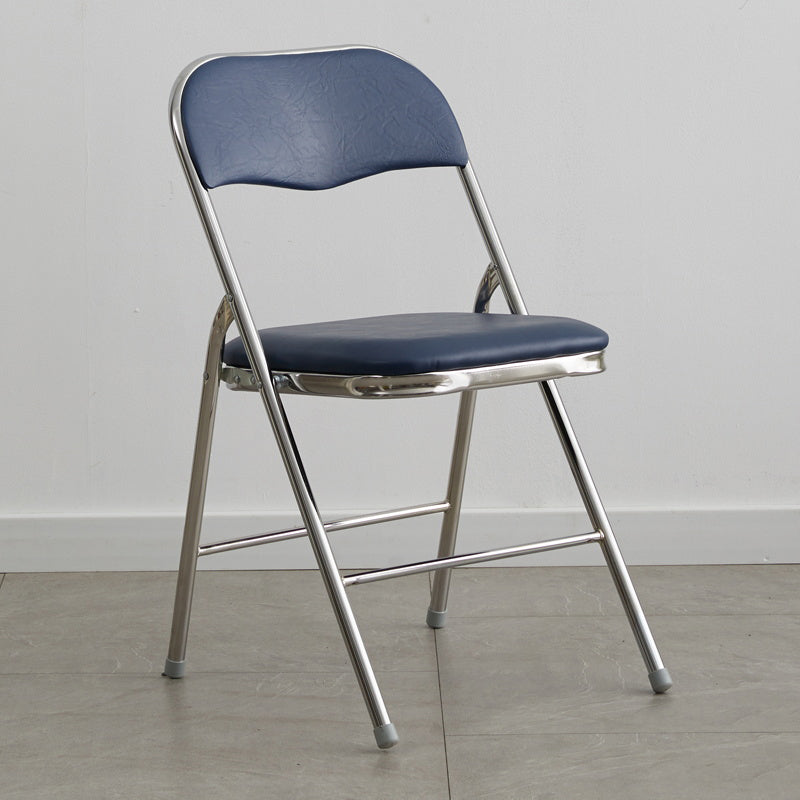 Industriële stijl PU lederen eetkamerstoelen Open achterste zijkoelen voor thuis