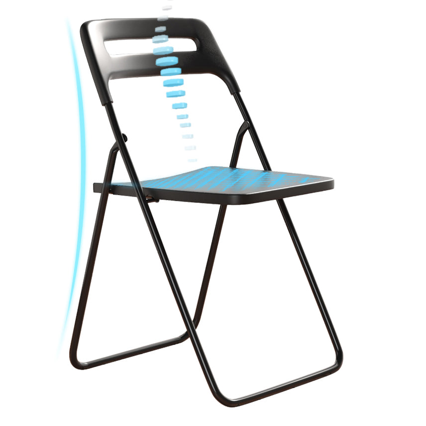 Modern Style Plastic Dining Armless Chairs Open Back Dining Side Chairs for Home Use
