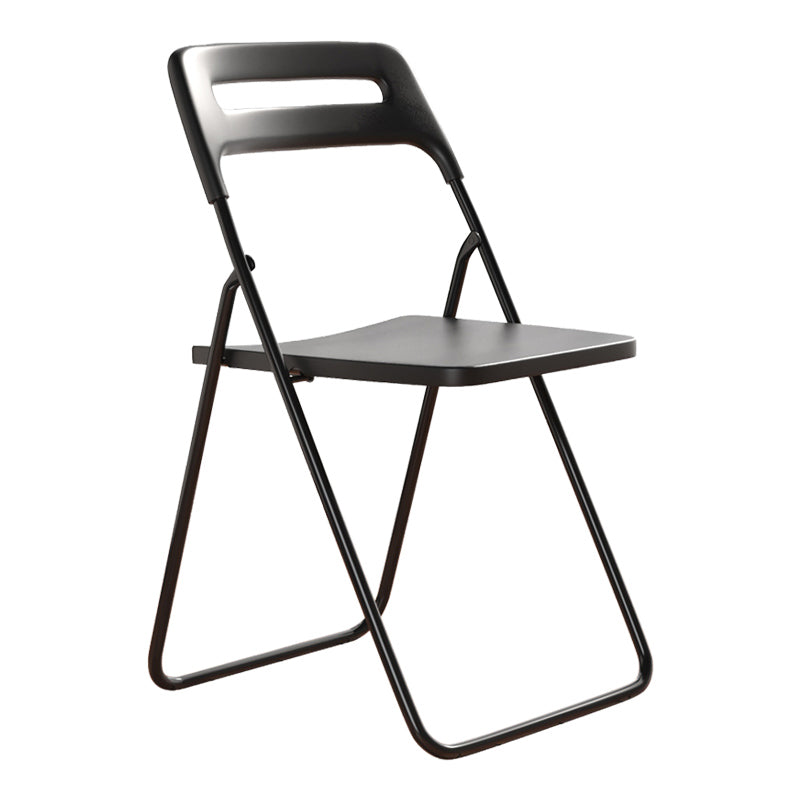 Modern Style Plastic Dining Armless Chairs Open Back Dining Side Chairs for Home Use