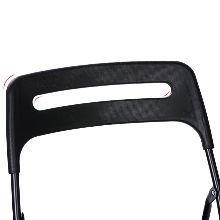 Modern Style Plastic Dining Armless Chairs Open Back Dining Side Chairs for Home Use