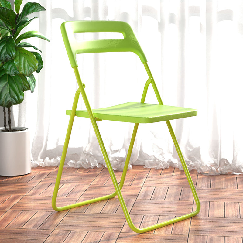 Modern Style Plastic Dining Armless Chairs Open Back Dining Side Chairs for Home Use