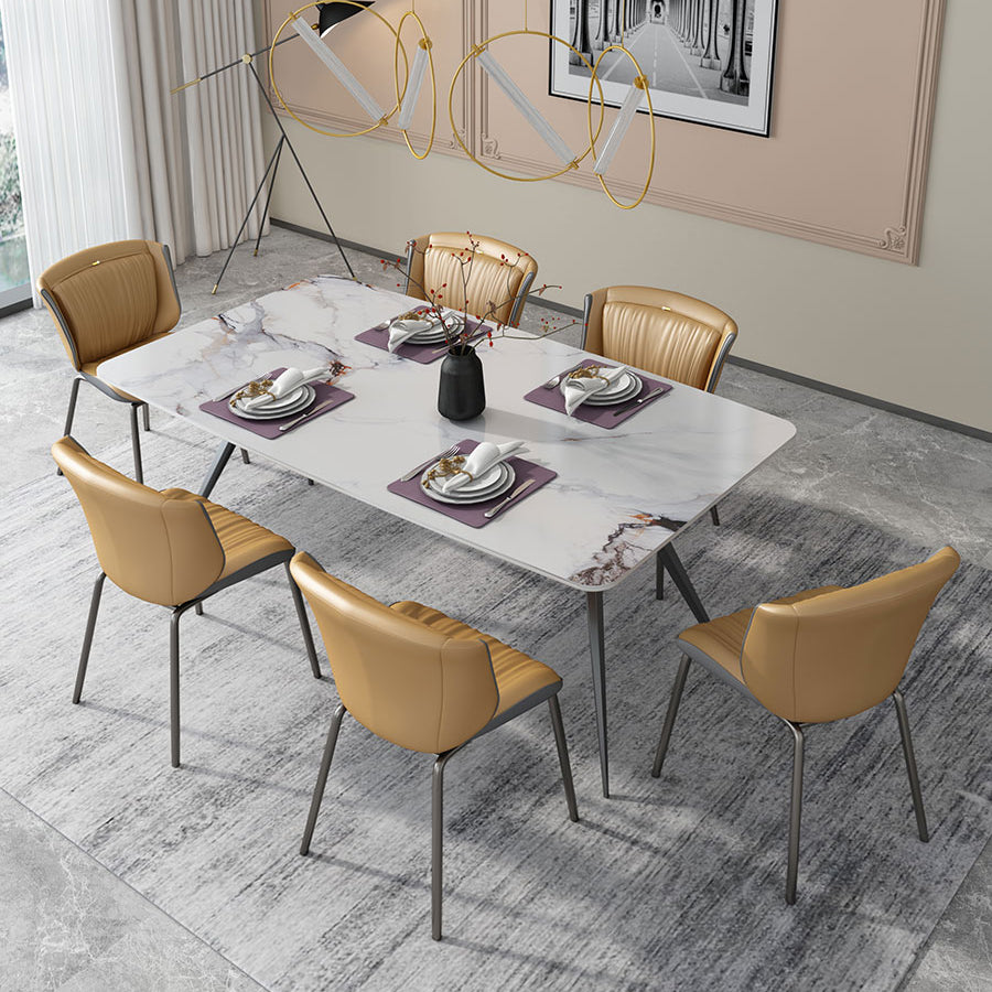 Silla auxiliar para el hogar, silla de metal tapizada con respaldo lateral para comedor (juego de 2)
