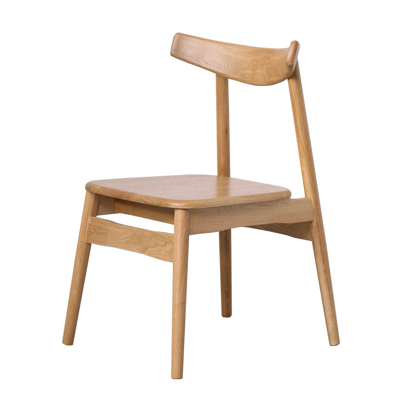 Eigentijdse stijl eetkamerstoelen stoere stoelen zonder eetgelegenheid met houten benen