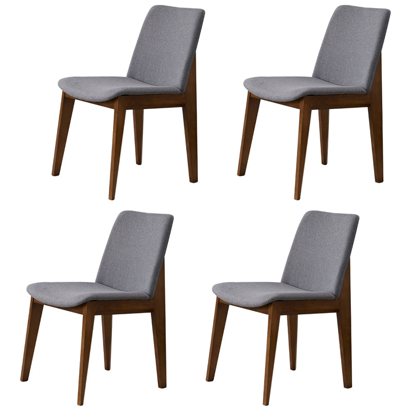 Chaises de salle à manger en bois de style contemporain, chaises latérales sans bras pour cuisine