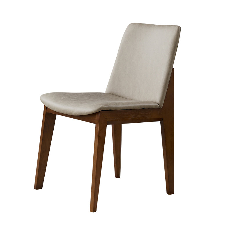 Chaises de salle à manger en bois de style contemporain, chaises latérales sans bras pour cuisine