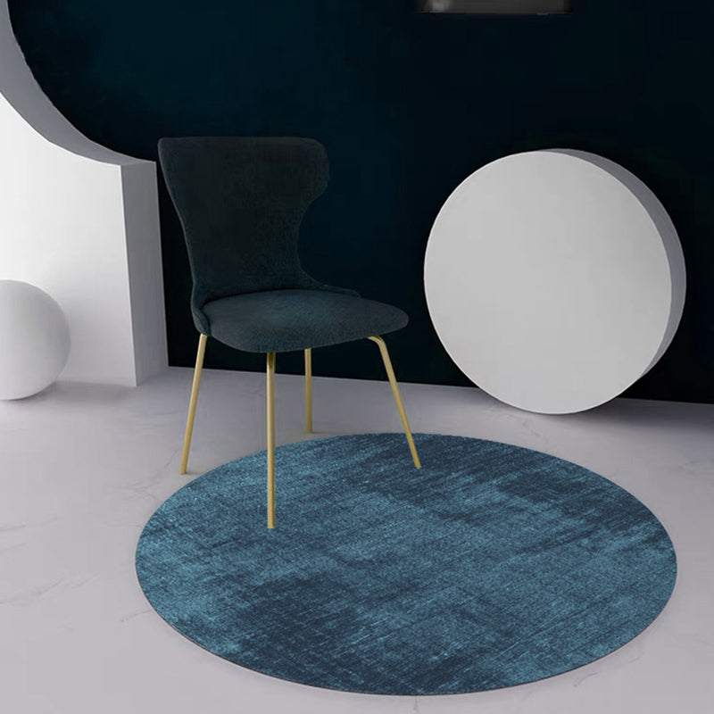 Chic Green Teppich Solid Color Moderner Teppich Polyester Flecken widerstandsfähiger Teppich für Wohnkultur