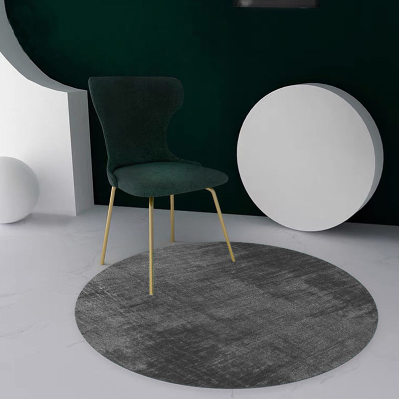 Chic Green Teppich Solid Color Moderner Teppich Polyester Flecken widerstandsfähiger Teppich für Wohnkultur