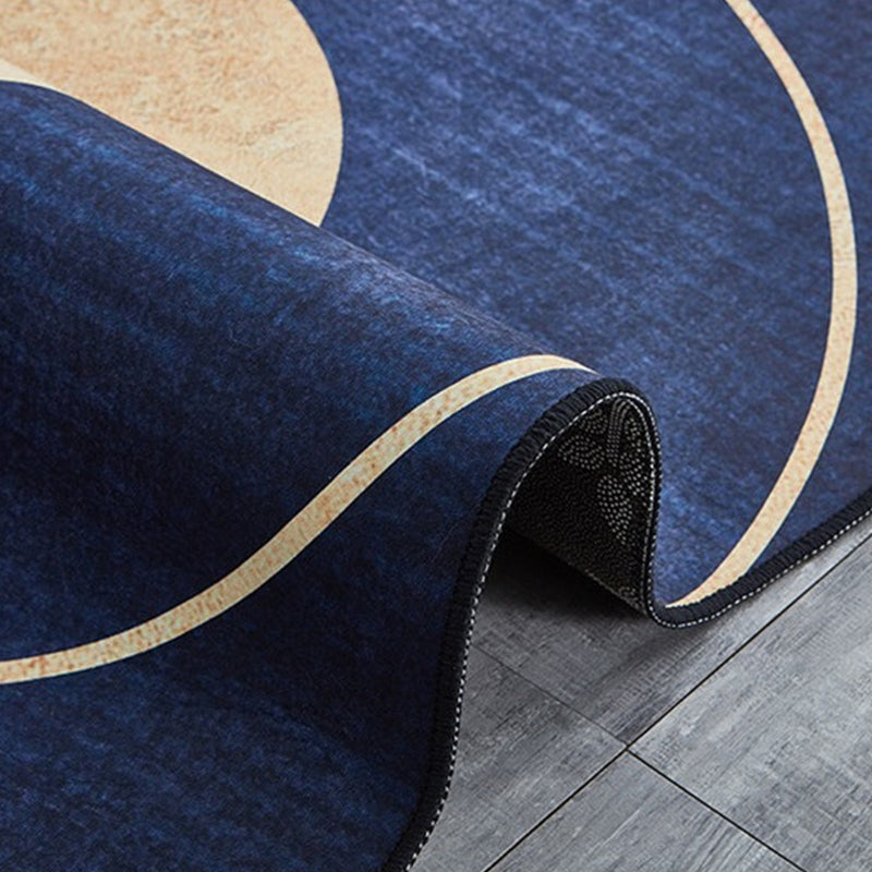 Chic Green Teppich Solid Color Moderner Teppich Polyester Flecken widerstandsfähiger Teppich für Wohnkultur