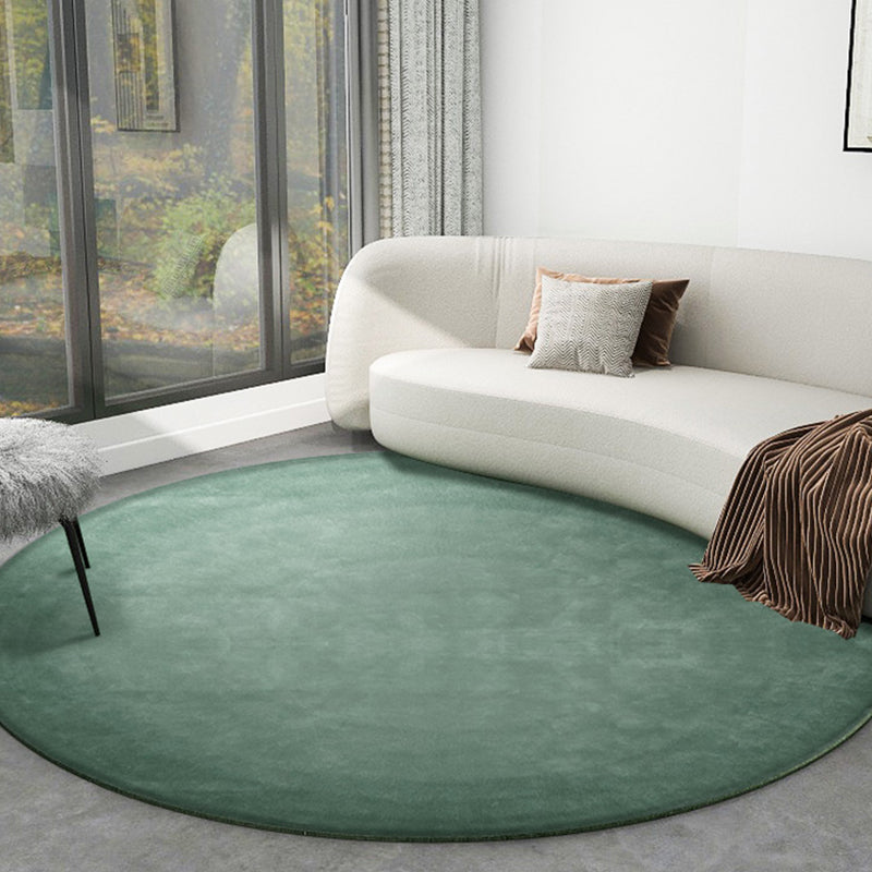 Fancy Modern Carpet Green Polyester Area Rug Tie-Dye Pattern Stain Resistant Tap voor huisdecoratie