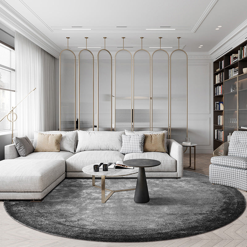 Fancy Modern Carpet Green Polyester Area Rug Tie-Dye Pattern Stain Resistant Tap voor huisdecoratie