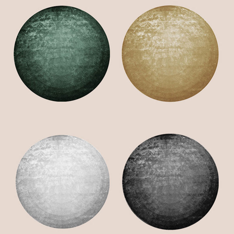 Fancy Modern Carpet Green Polyester Area Rug Tie-Dye Pattern Stain Resistant Tap voor huisdecoratie