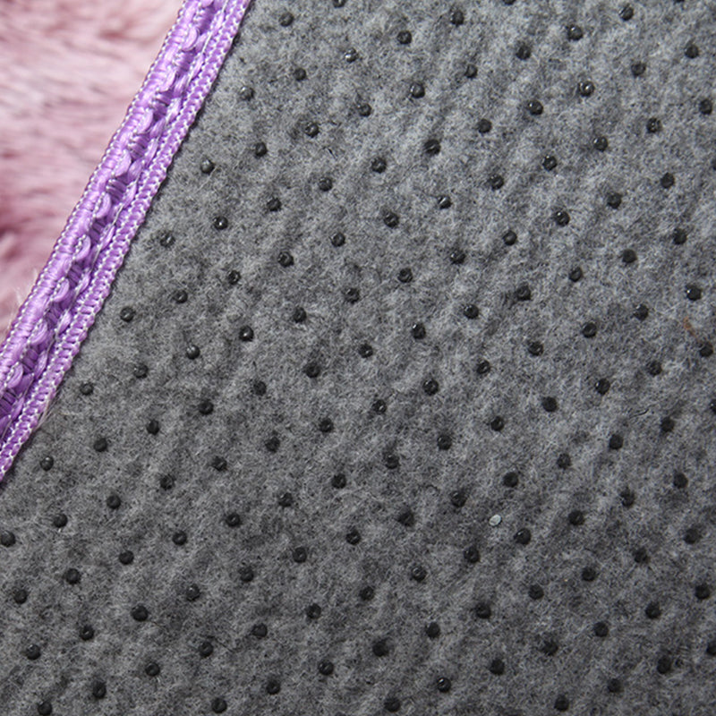 Modern Solid Shag Carpet Polyester Indoor Rug Non-Slip Backing Area Carpet for Adult's Bedroom
