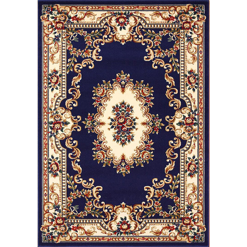 Vintage bloem bedrukt tapijten Polyester Area Tapijt niet-slip achterste binnen tapijt voor volwassenen slaapkamer