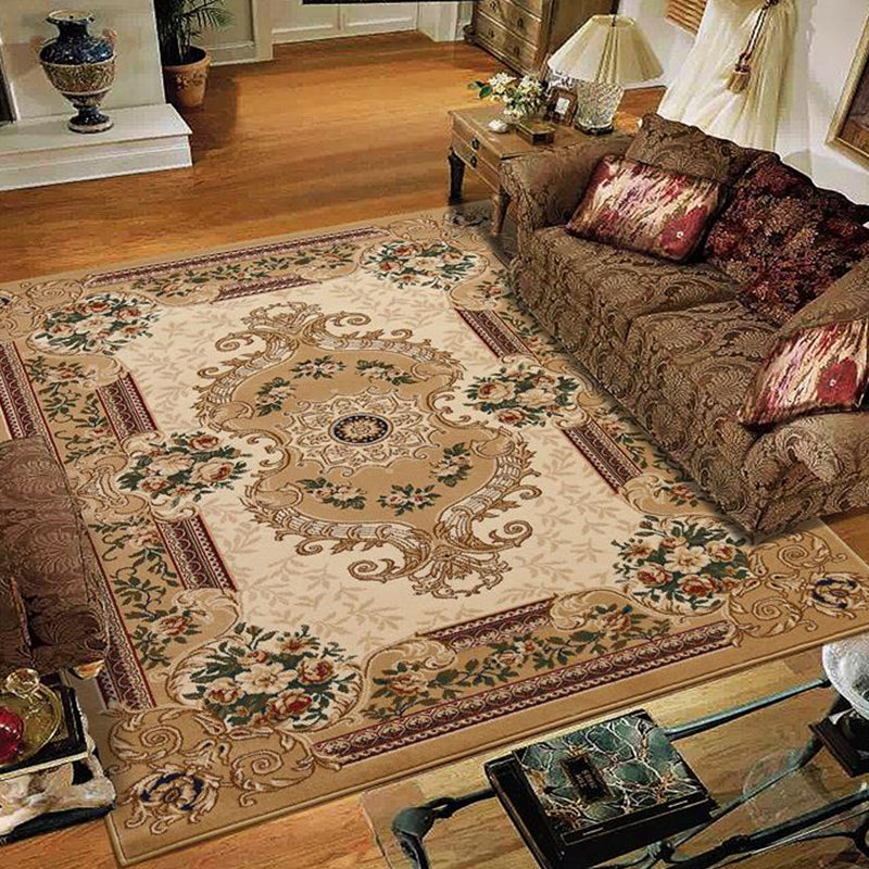 Alfombra de alfombra de alfombra de patrón tribal de mediados de siglo