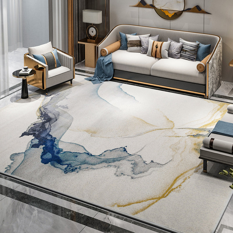 Modern gebied tapijt abstract patroon polyester gebied vloerkleurbestendig gebied tapijt voor woningdecoratie