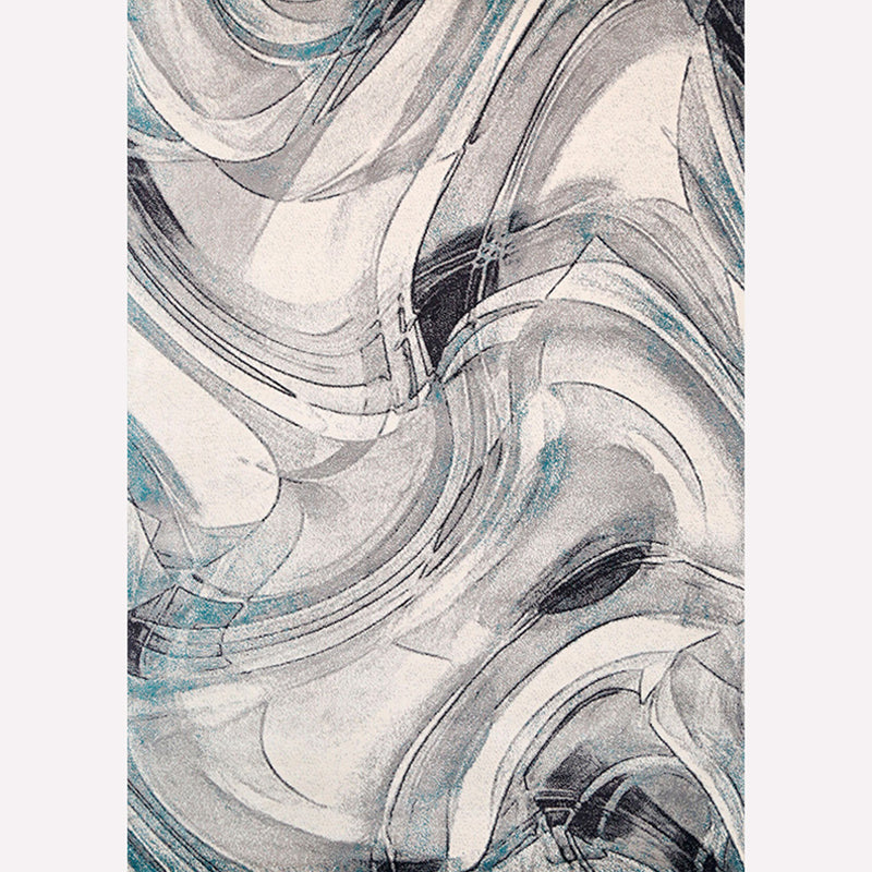 Modern gebied tapijt abstract patroon polyester gebied vloerkleurbestendig gebied tapijt voor woningdecoratie