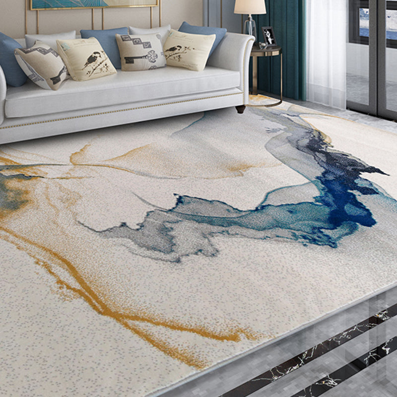 Modern gebied tapijt abstract patroon polyester gebied vloerkleurbestendig gebied tapijt voor woningdecoratie
