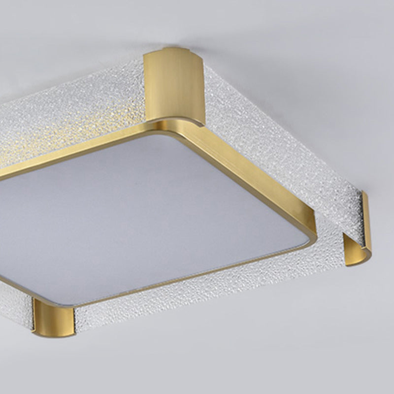 Lampada da soffitto a incasso rotonda in metallo stile moderno a 1 luce