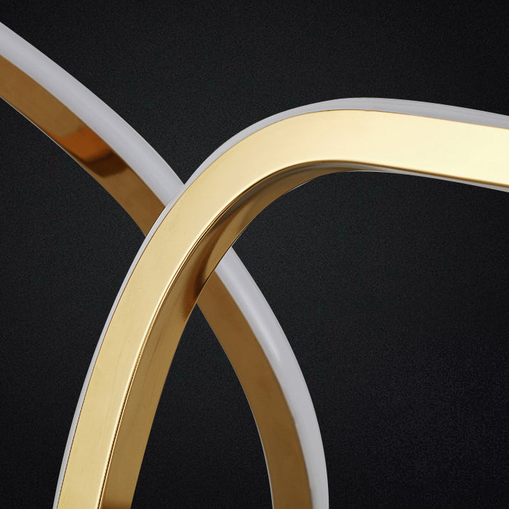 Nordic Light Luxury Simple Modern Style LED Island Chandelier Light for Dining Room