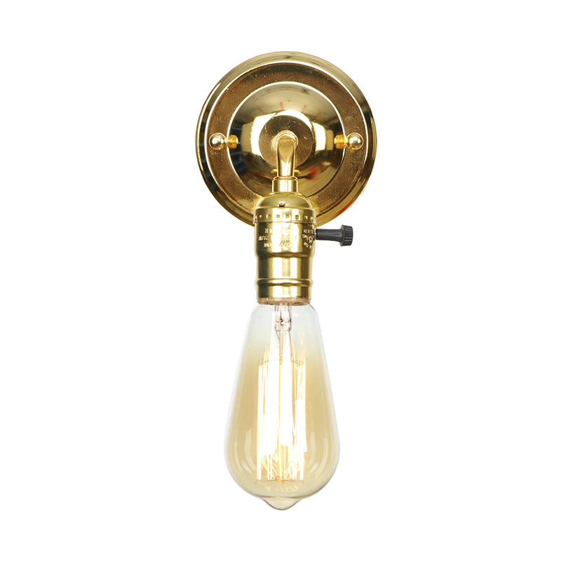 Armed Wall Sconce Lighting Industrial Style Glass 1 Head Wall Mounted Light Fixture