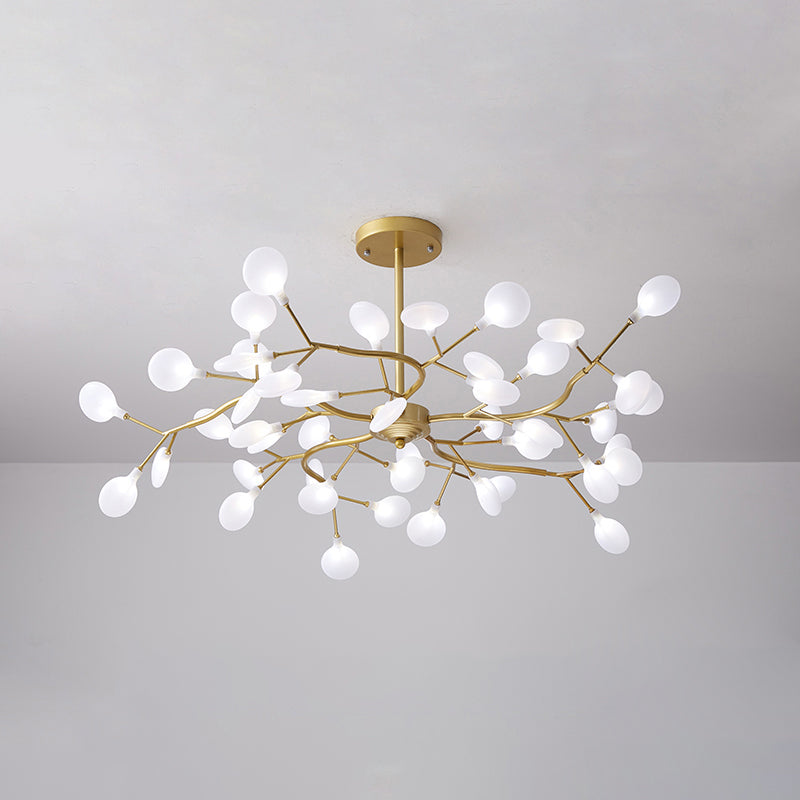 Orbicular Chandelier Pendant Light Modern Chandeliers For Dining Room with Acrylic Shade