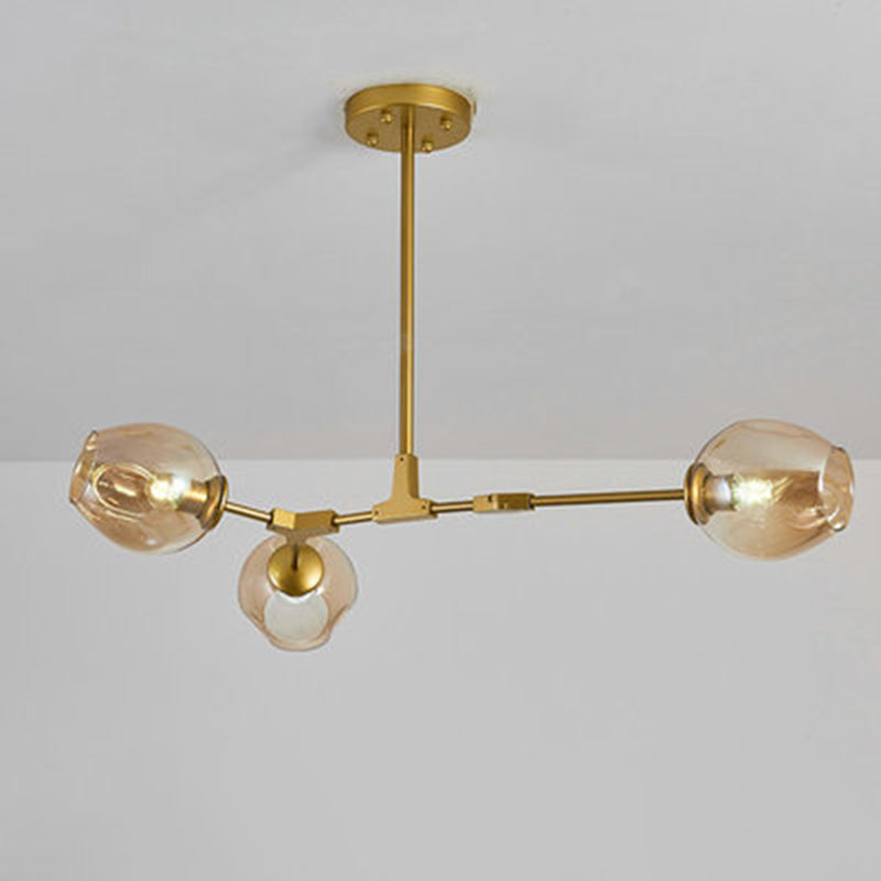 Global Branch Chandelier Modern Chandelier Lights Metal 3 Light Chandelier Lamp