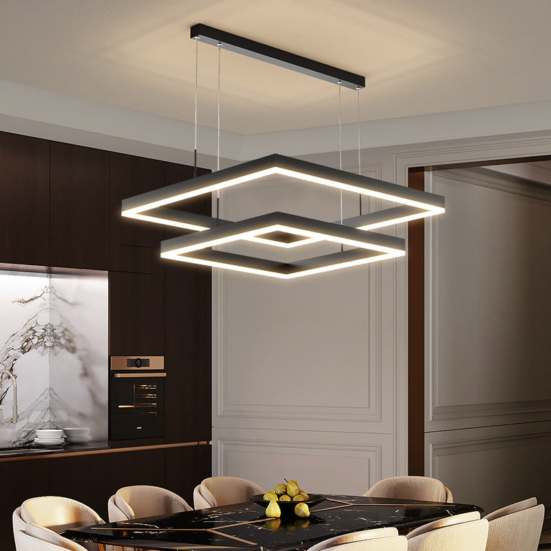 Nordic Modern Simple Style LED Chandelier Pendant Light for Living Room Dining Room