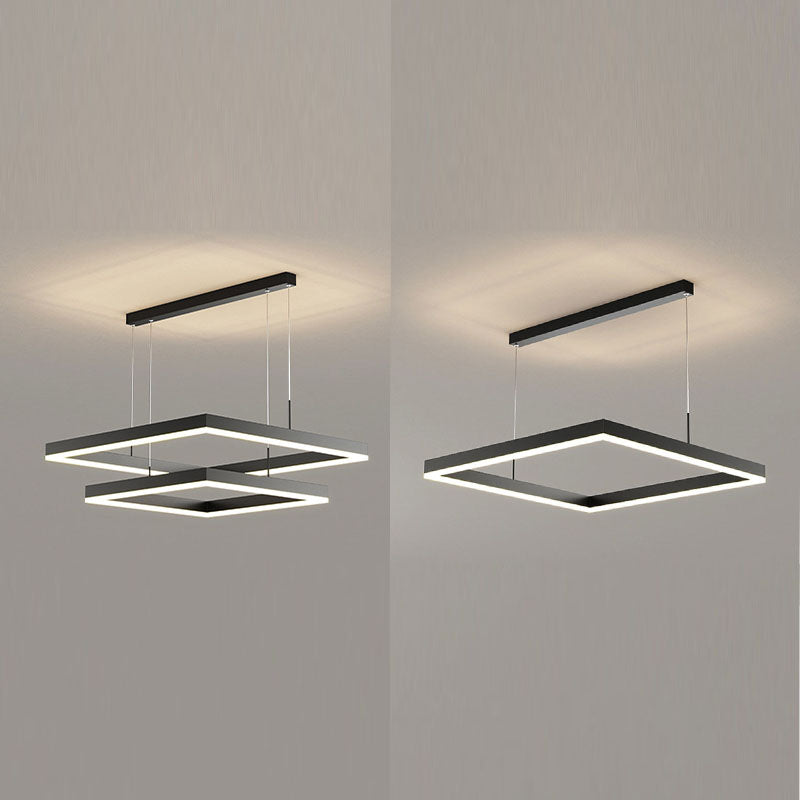 Nordic Modern Simple Style LED Chandelier Pendant Light for Living Room Dining Room