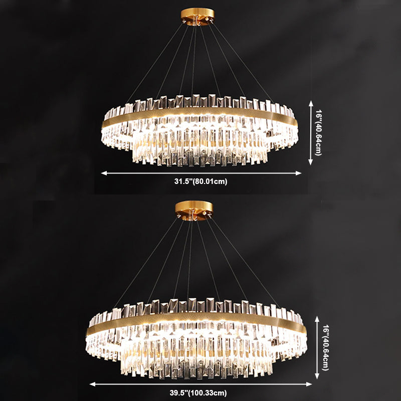 Leichte luxuriöse nordische Minimalismus Moderne LED -Island Kronleuchter Licht für Esszimmer Wohnzimmer