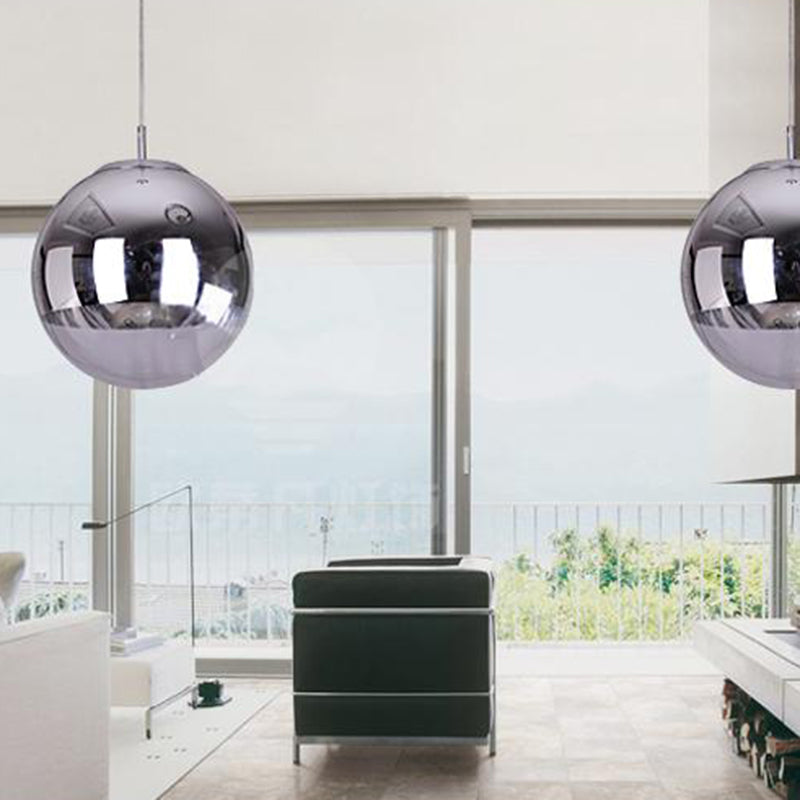 Moderne globale hängende Leuchten Glas 1 Licht Deckenhänger Licht