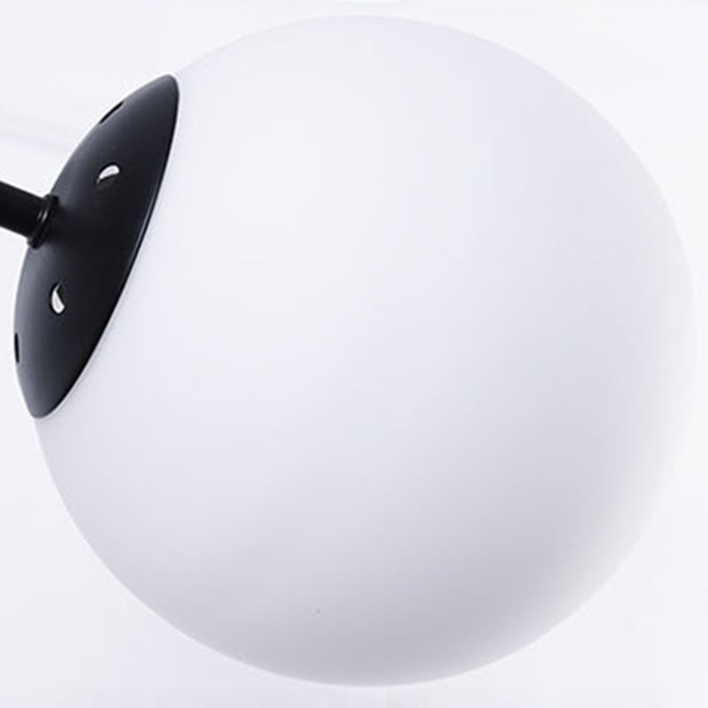 Globe Chandelier Light Fixture Modern Style Glass Pendant Lamp for Restaurant