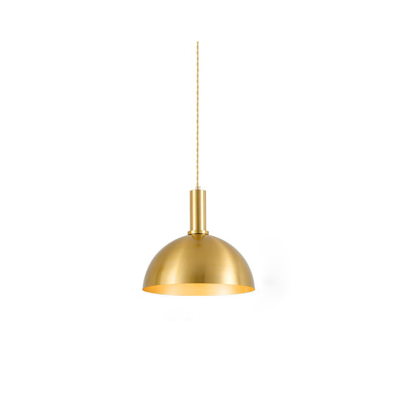 Schattiertes Metallhängern Beleuchtungsbestand zeitgenössischer Stil Gold Hanging Light Kit