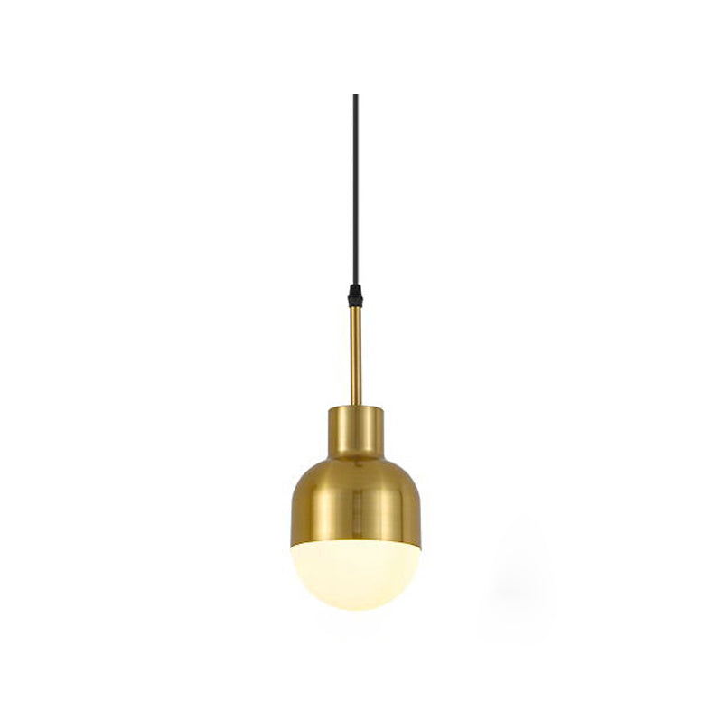 Schattiertes Metallhängern Beleuchtungsbestand zeitgenössischer Stil Gold Hanging Light Kit