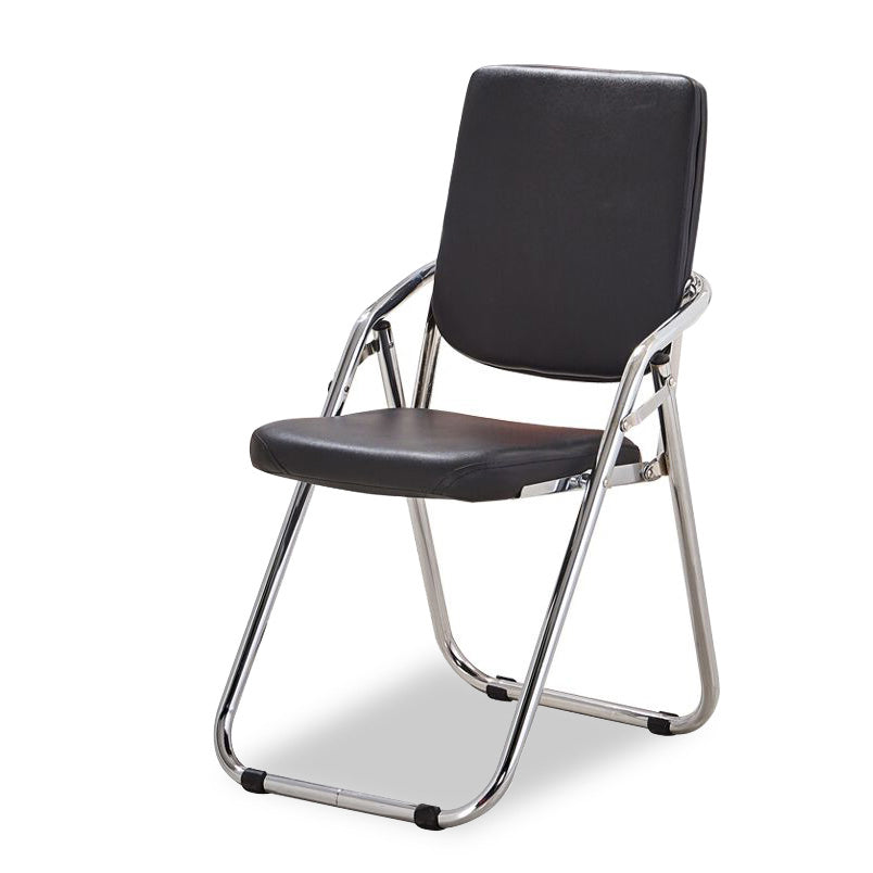 Chaise d'intérieur et d'extérieur moderne, chaise d'appoint pliante en métal, sans accoudoirs, à dossier ouvert
