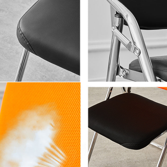 Chaise d'intérieur et d'extérieur moderne, chaise d'appoint pliante en métal, sans accoudoirs, à dossier ouvert