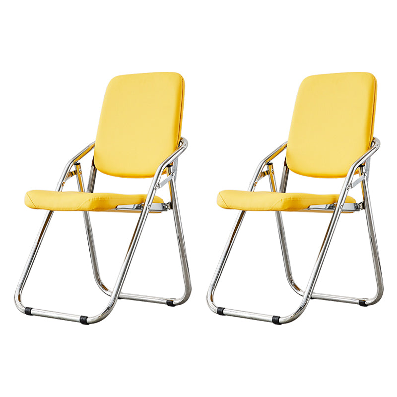 Chaise d'intérieur et d'extérieur moderne, chaise d'appoint pliante en métal, sans accoudoirs, à dossier ouvert