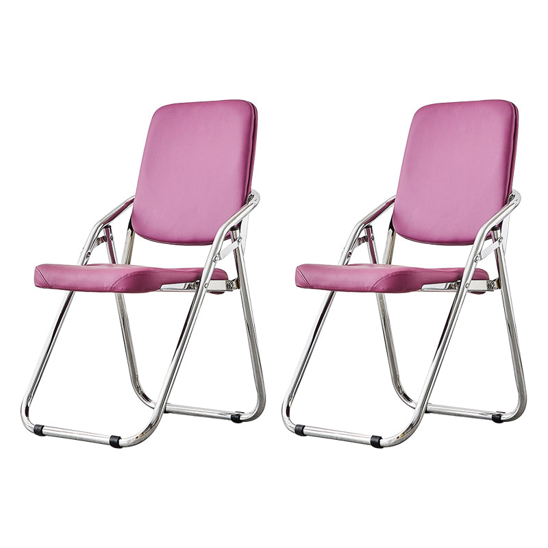Chaise d'intérieur et d'extérieur moderne, chaise d'appoint pliante en métal, sans accoudoirs, à dossier ouvert