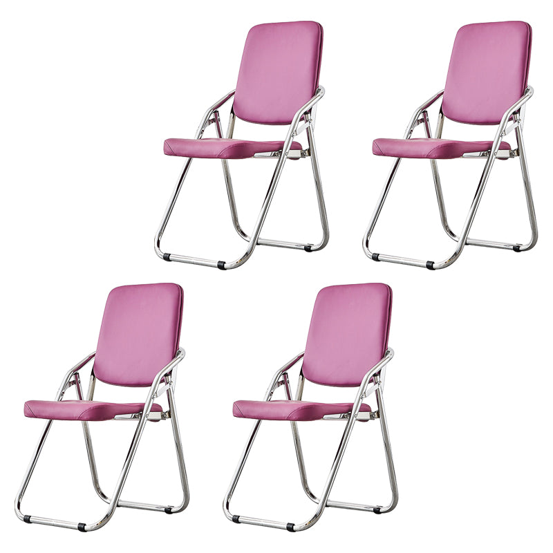 Chaise d'intérieur et d'extérieur moderne, chaise d'appoint pliante en métal, sans accoudoirs, à dossier ouvert
