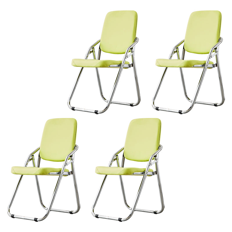 Chaise d'intérieur et d'extérieur moderne, chaise d'appoint pliante en métal, sans accoudoirs, à dossier ouvert